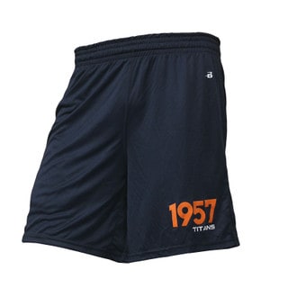 Badger 1957 Run, Roll, Lift, Repeat Gym Shorts - Navy